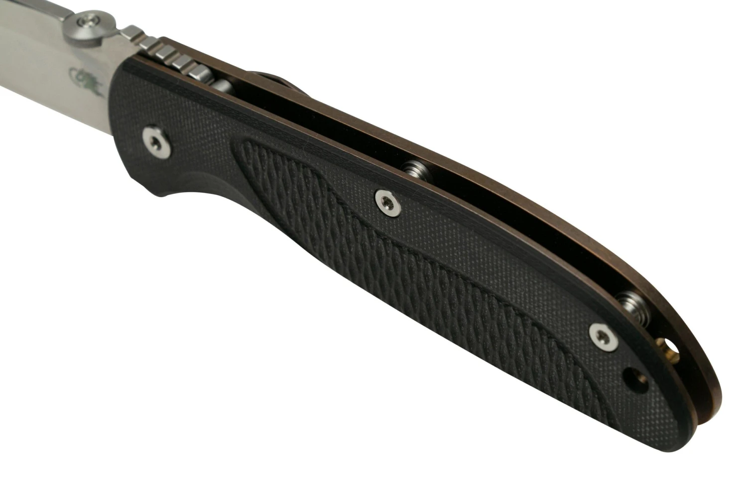 Rick Hinderer Firetac Spanto Stonewash, Bronze Black G10, Couteau De Poche 9 Rick Hinderer Firetac Spanto Stonewash, Bronze Black G10, Couteau De Poche - Image 7