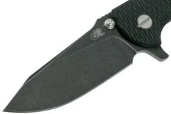 Rick Hinderer Jurassic Slicer Battle Black, Black G10 CPM 20CV Couteau De Poche -Couteaux De Poche Soldes HRK JU SL BBL BK 03 rick hinderer knives