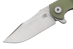 Rick Hinderer Project X, MagnaCut Clip Point, Stonewash, Translucent Green G10, Couteau De Poche -Couteaux De Poche Soldes HRK PJX MC CP SWT 03 rickhinderer
