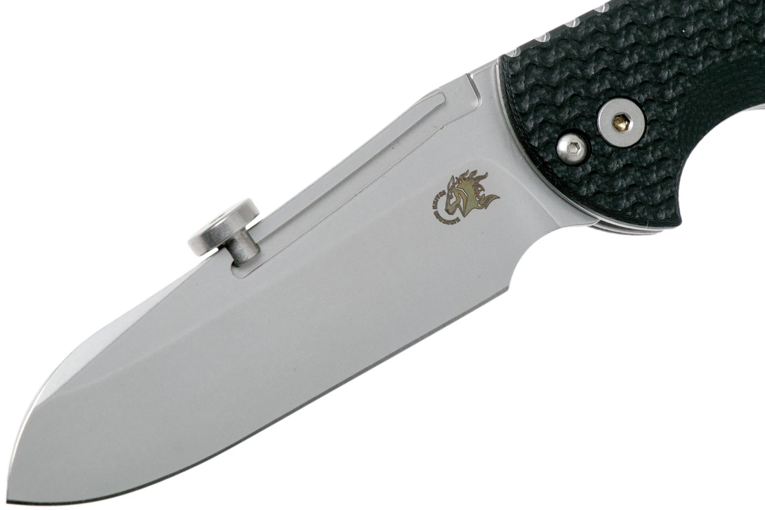 Rick Hinderer XM Slippy 3" Sheepfoot 20CV Black G10 Slipjoint Couteau De Poche 5 Rick Hinderer XM Slippy 3" Sheepfoot 20CV Black G10 Slipjoint Couteau De Poche - Image 3