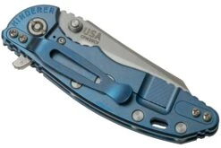 Rick Hinderer XM-18 3" Wharncliffe 20CV Stonewash, Battle Blue, Blue Black G10, Couteau De Poche -Couteaux De Poche Soldes HRK XM18 3 WCSBBB 04 hinderer