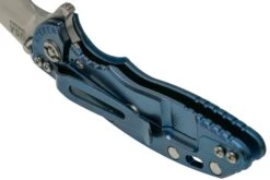 Rick Hinderer XM-18 3" Wharncliffe 20CV Stonewash, Battle Blue, Blue Black G10, Couteau De Poche -Couteaux De Poche Soldes HRK XM18 3 WCSBBB 05 hinderer