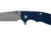Rick Hinderer XM18 3,5” 20CV Slicer, Blue Ti, Blue-Black G10 Couteau De Poche