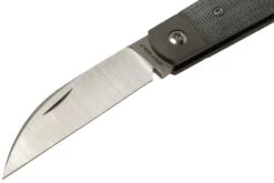 Jack Wolf Laid Back Jack, Black Canvas Micarta LAIDB-01-BLK Couteau De Poche Slipjoint -Couteaux De Poche Soldes JW LAIDB 01 BLK 03 jackwolf