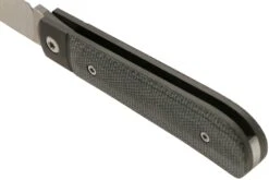 Jack Wolf Laid Back Jack, Black Canvas Micarta LAIDB-01-BLK Couteau De Poche Slipjoint -Couteaux De Poche Soldes JW LAIDB 01 BLK 04 jackwolf