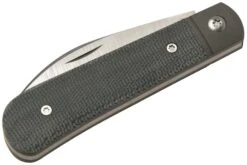 Jack Wolf Laid Back Jack, Black Canvas Micarta LAIDB-01-BLK Couteau De Poche Slipjoint -Couteaux De Poche Soldes JW LAIDB 01 BLK 06 jackwolf