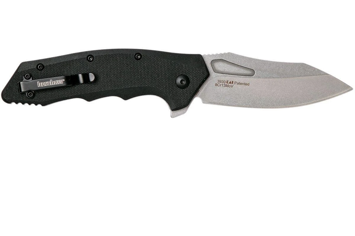 Kershaw Flitch 3930 Couteau De Poche, Stonewashed Blade 4 Kershaw Flitch 3930 Couteau De Poche, Stonewashed Blade - Image 2