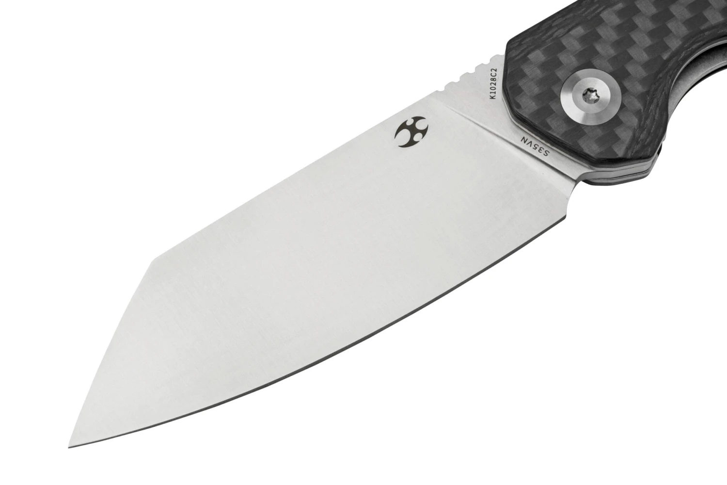 Kansept Bulldozer K1028C2 Satin, Carbonfiber, Couteau De Poche, Kim Ning Design 5 Kansept Bulldozer K1028C2 Satin, Carbonfiber, Couteau De Poche, Kim Ning Design - Image 3