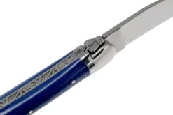 Forge De Laguiole 1211INTCBLEB 11cm, Micarta Bleu, Couteau Laguiole -Couteaux De Poche Soldes LA1211INTCBLEB 06 forge de laguiole