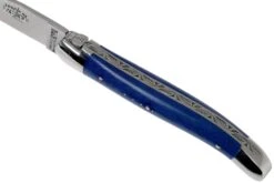 Forge De Laguiole 1211INTCBLEB 11cm, Micarta Bleu, Couteau Laguiole -Couteaux De Poche Soldes LA1211INTCBLEB 07 forge de laguiole