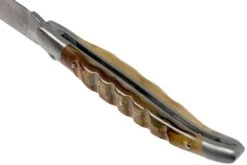 Forge De Laguiole 12 Cm 1212INBESAT Corne De Bélier, Couteau Laguiole -Couteaux De Poche Soldes LA1212INBESAT 05 forge de laguiole