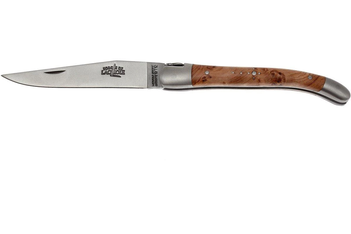 Forge De Laguiole 9cm Bois De Genévrier, Matifié 129INGE 3 Forge De Laguiole 9cm Bois De Genévrier, Matifié 129INGE