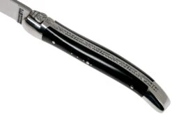 Forge De Laguiole 129INTCNOIBRI 9cm, Micarta Noir, Couteau Laguiole -Couteaux De Poche Soldes LA129INTCNOIBRI 07 forge de laguiole