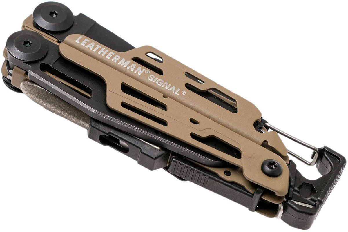 Leatherman Signal Coyote Pince Multifonction De Survie, étui En Nylon 5 Leatherman Signal Coyote Pince Multifonction De Survie, étui En Nylon - Image 4