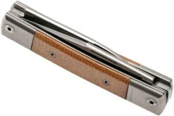 LionSteel BestMan BM13 CVN Natural Canvas Micarta Couteau De Poche Slipjoint 11 LionSteel BestMan BM13 CVN Natural Canvas Micarta Couteau De Poche Slipjoint -Couteaux De Poche Soldes LI BM13 CVN 04 lionsteel