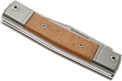 LionSteel BestMan BM13 CVN Natural Canvas Micarta Couteau De Poche Slipjoint 12 LionSteel BestMan BM13 CVN Natural Canvas Micarta Couteau De Poche Slipjoint -Couteaux De Poche Soldes LI BM13 CVN 05 lionsteel