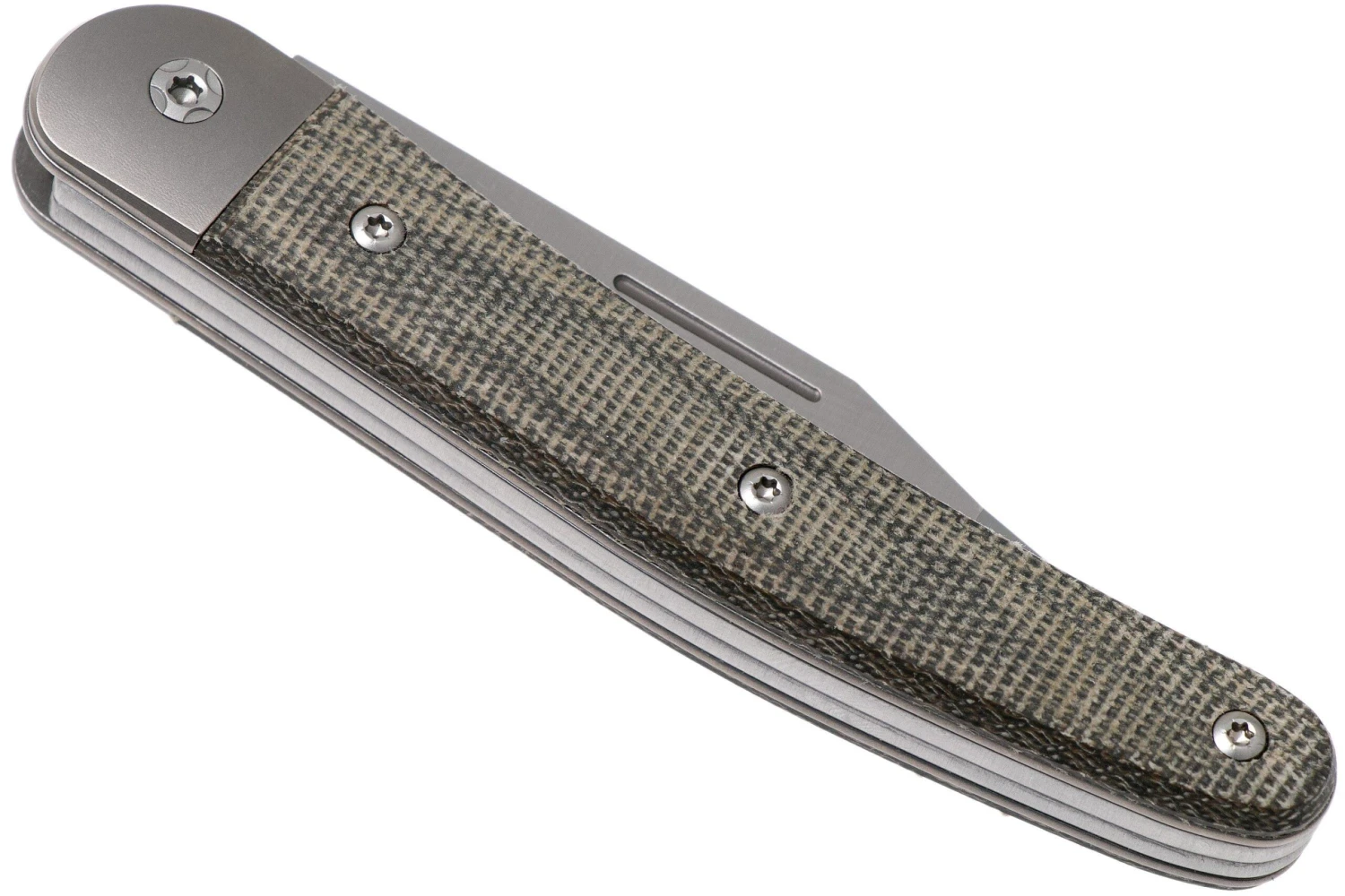 LionSteel Jack 2 Green Canvas Micarta JK2 CVG Couteau De Poche 6 LionSteel Jack 2 Green Canvas Micarta JK2 CVG Couteau De Poche - Image 4