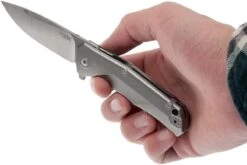 LionSteel TRE GY Titane, Gris -Couteaux De Poche Soldes LI TRE GY 07 lionsteel li tre gy v2 07