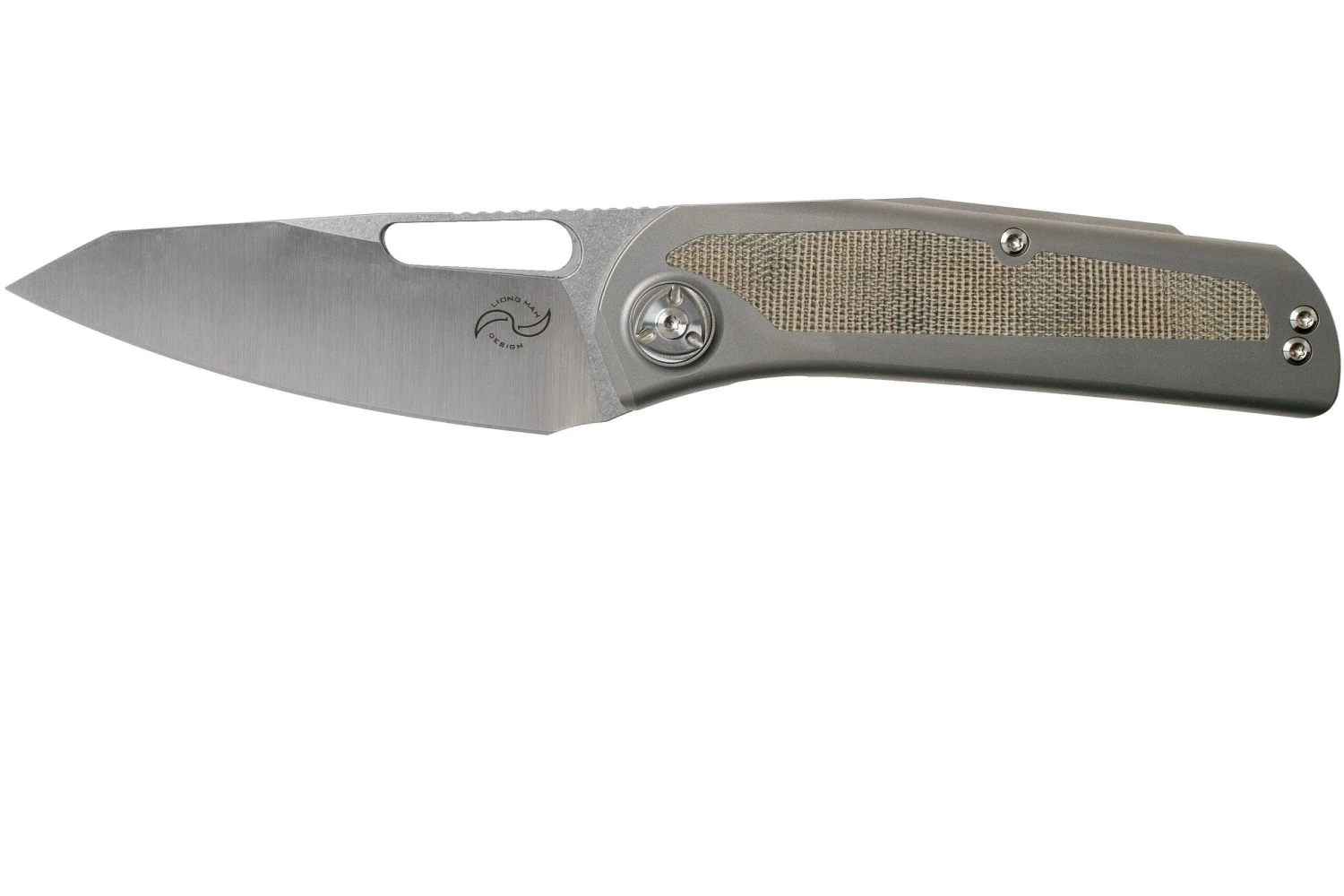 Liong Mah KUF V2 Kitchen Utility Folder, Green Canvas Micarta Couteau De Poche 3 Liong Mah KUF V2 Kitchen Utility Folder, Green Canvas Micarta Couteau De Poche