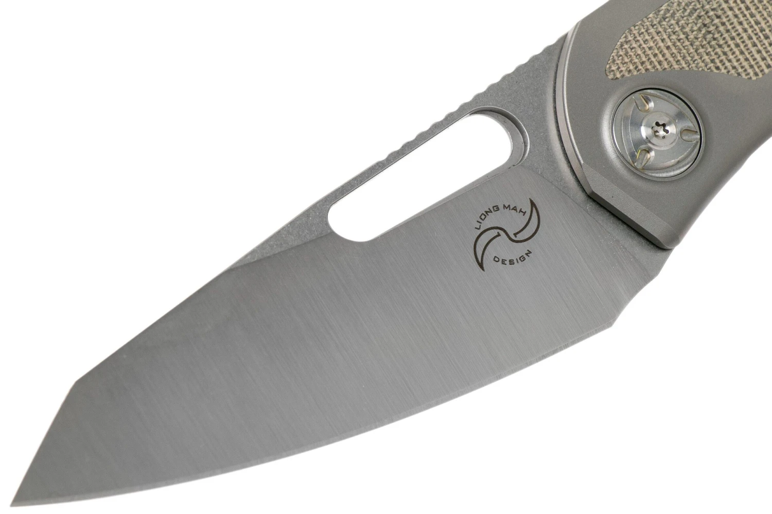 Liong Mah KUF V2 Kitchen Utility Folder, Green Canvas Micarta Couteau De Poche 5 Liong Mah KUF V2 Kitchen Utility Folder, Green Canvas Micarta Couteau De Poche - Image 3