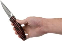 Mcusta MC-0183G Sengoku Tokugawa Ieyasu SPG2, Red Pakkawood, Couteau De Gentleman -Couteaux De Poche Soldes MC 0183G 08 mcusta