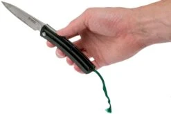 Mcusta MC-193C Friction Folder Black-Green Wood -Couteaux De Poche Soldes MC 0193C 09 mcusta