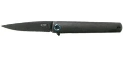 MKM Flame Drop FL01-TDSW Dark Stonewash Titanium Couteau De Poche, Michael Zieba Design