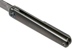 MKM Flame Drop FL01-TSW Sandblasted Titanium Couteau De Poche, Michael Zieba Design -Couteaux De Poche Soldes MMK FL01 TSW 07 mkm knives