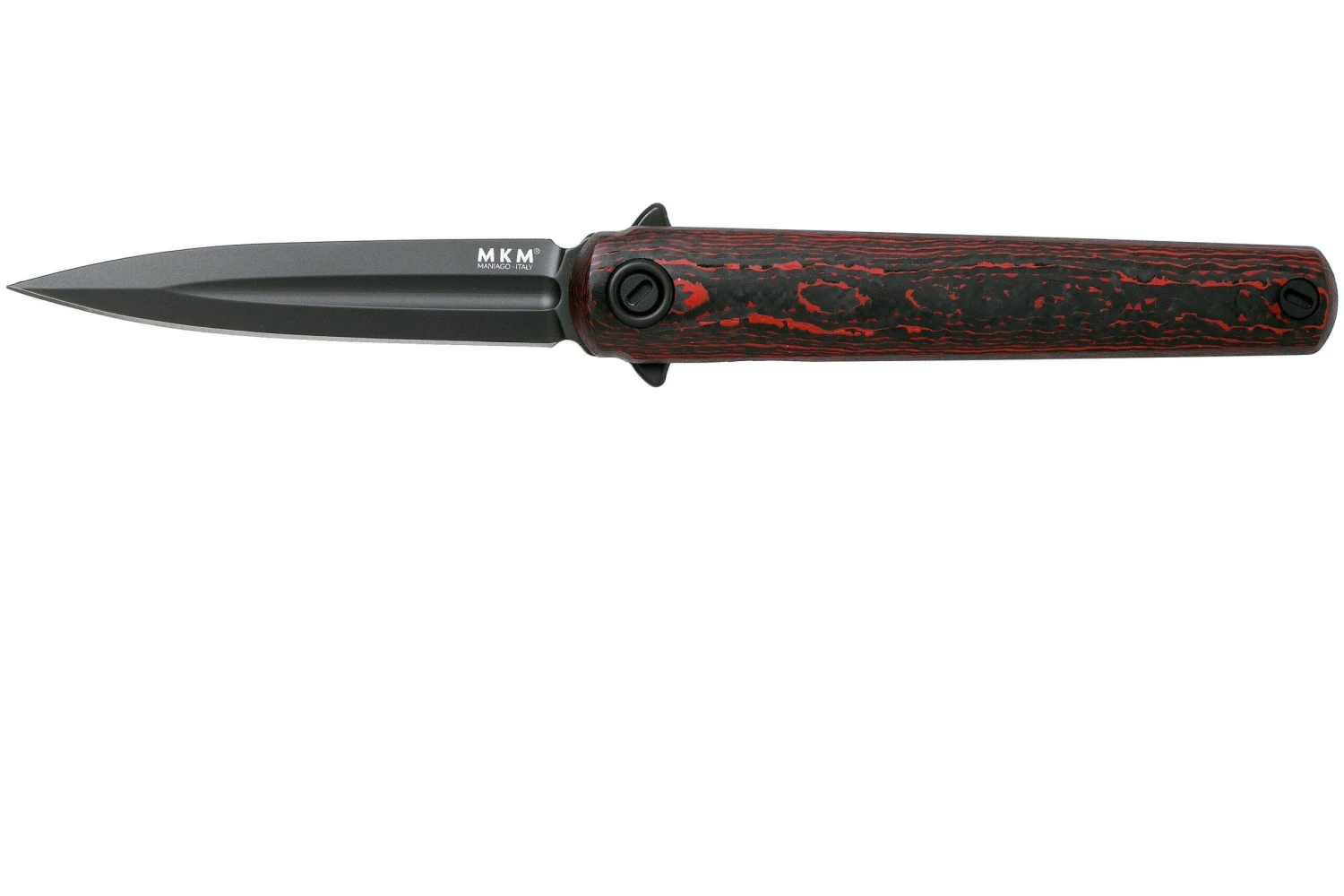 MKM Flame Dagger FL02-FCLTD Red Lava Carbon Fiber Couteau De Poche, Michael Zieba Design 3 MKM Flame Dagger FL02-FCLTD Red Lava Carbon Fiber Couteau De Poche, Michael Zieba Design