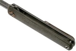 MKM Flame Dagger FL02-GCT Green Canvas Micarta Couteau De Poche, Michael Zieba Design -Couteaux De Poche Soldes MMK FL02 GCT 07 mkm knives