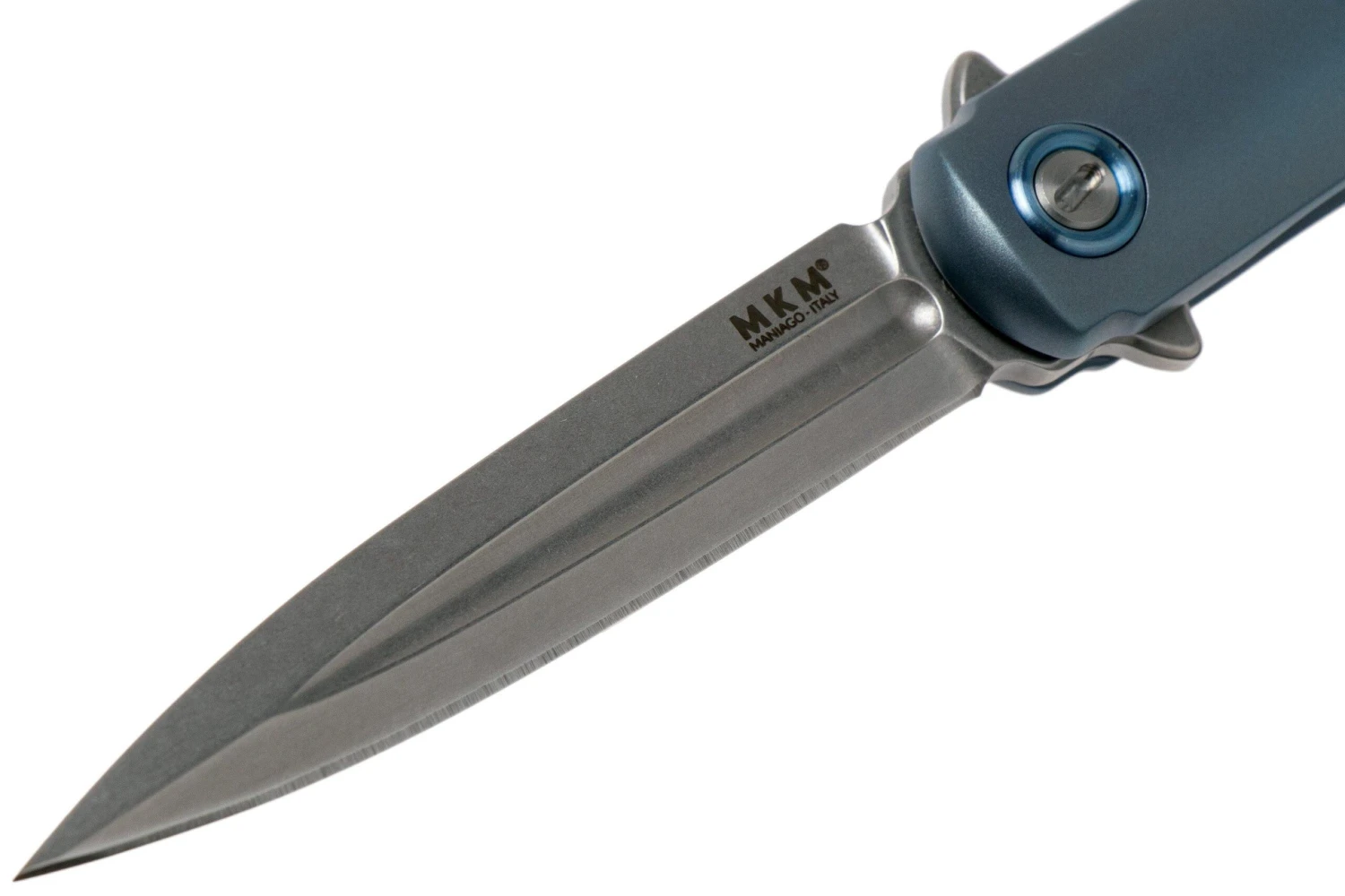 MKM Flame Dagger FL02-TBSW Blue Titanium Couteau De Poche, Michael Zieba Design 5 MKM Flame Dagger FL02-TBSW Blue Titanium Couteau De Poche, Michael Zieba Design - Image 3