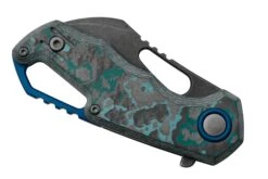 MKM Isonzo FX03-1CAD Hawkbill Dark Stonewashed, Arctic Storm Carbon Fiber, Couteau De Poche, Jesper Voxnaes Design -Couteaux De Poche Soldes MMK FX03 1CAD 06 mkm