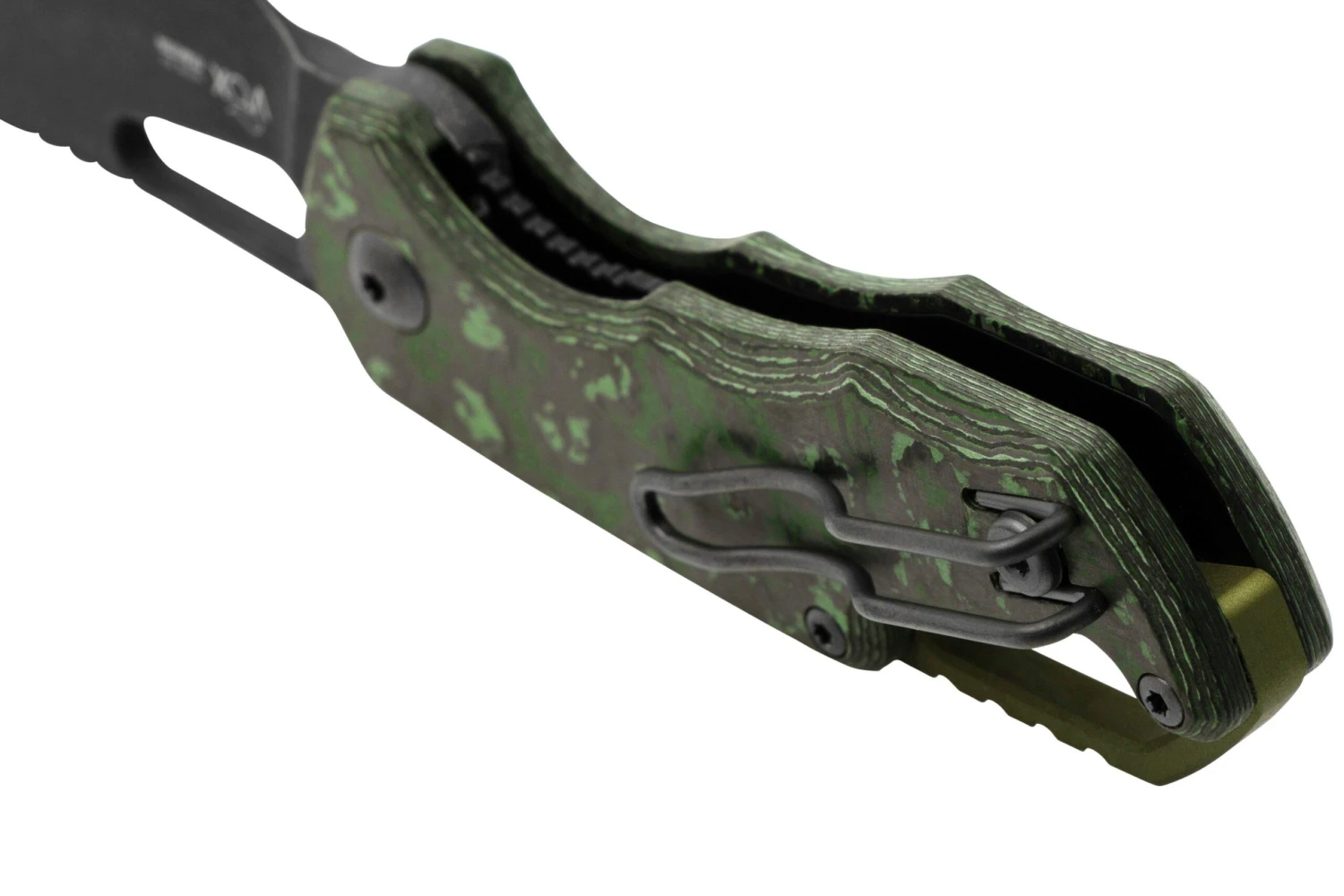 MKM Isonzo FX03-2CJD Cleaver Dark Stonewashed, Jungle Wear Carbon Fiber, Couteau De Poche, Jesper Voxnaes Design 6 MKM Isonzo FX03-2CJD Cleaver Dark Stonewashed, Jungle Wear Carbon Fiber, Couteau De Poche, Jesper Voxnaes Design - Image 4