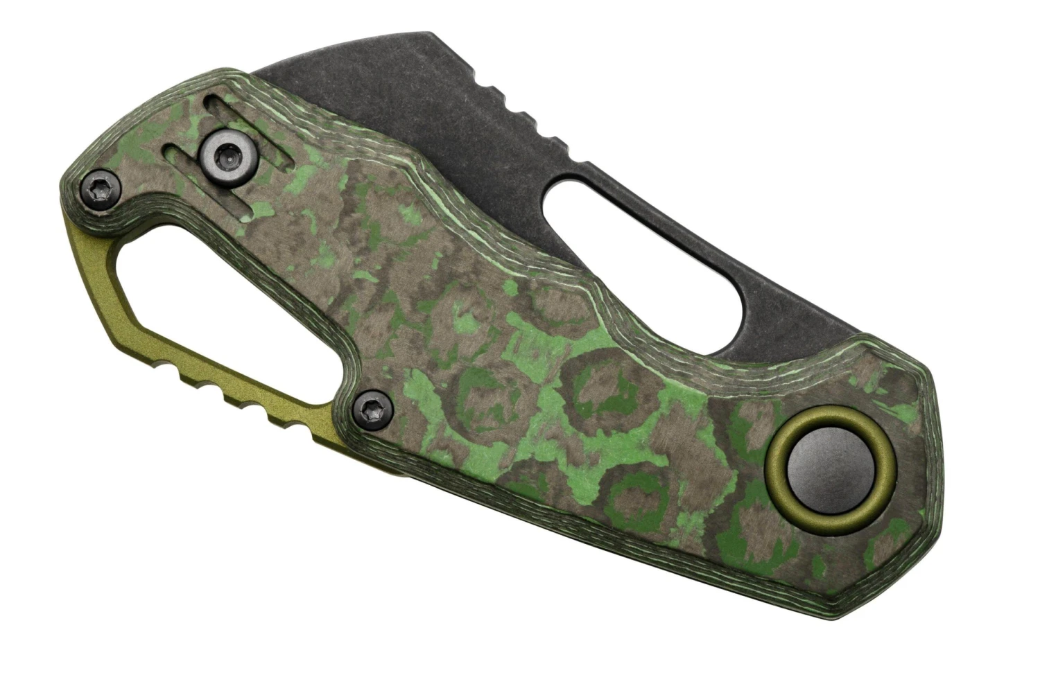 MKM Isonzo FX03-2CJD Cleaver Dark Stonewashed, Jungle Wear Carbon Fiber, Couteau De Poche, Jesper Voxnaes Design 8 MKM Isonzo FX03-2CJD Cleaver Dark Stonewashed, Jungle Wear Carbon Fiber, Couteau De Poche, Jesper Voxnaes Design - Image 6