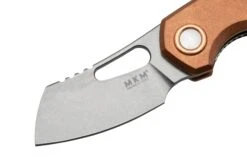 MKM Isonzo FX03-2CO Cleaver Stonewashed, Copper, Couteau De Poche, Jesper Voxnaes Design -Couteaux De Poche Soldes MMK FX03 2CO 03 mkm