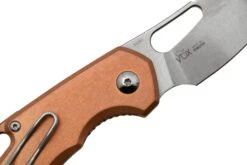MKM Isonzo FX03-2CO Cleaver Stonewashed, Copper, Couteau De Poche, Jesper Voxnaes Design -Couteaux De Poche Soldes MMK FX03 2CO 05 mkm