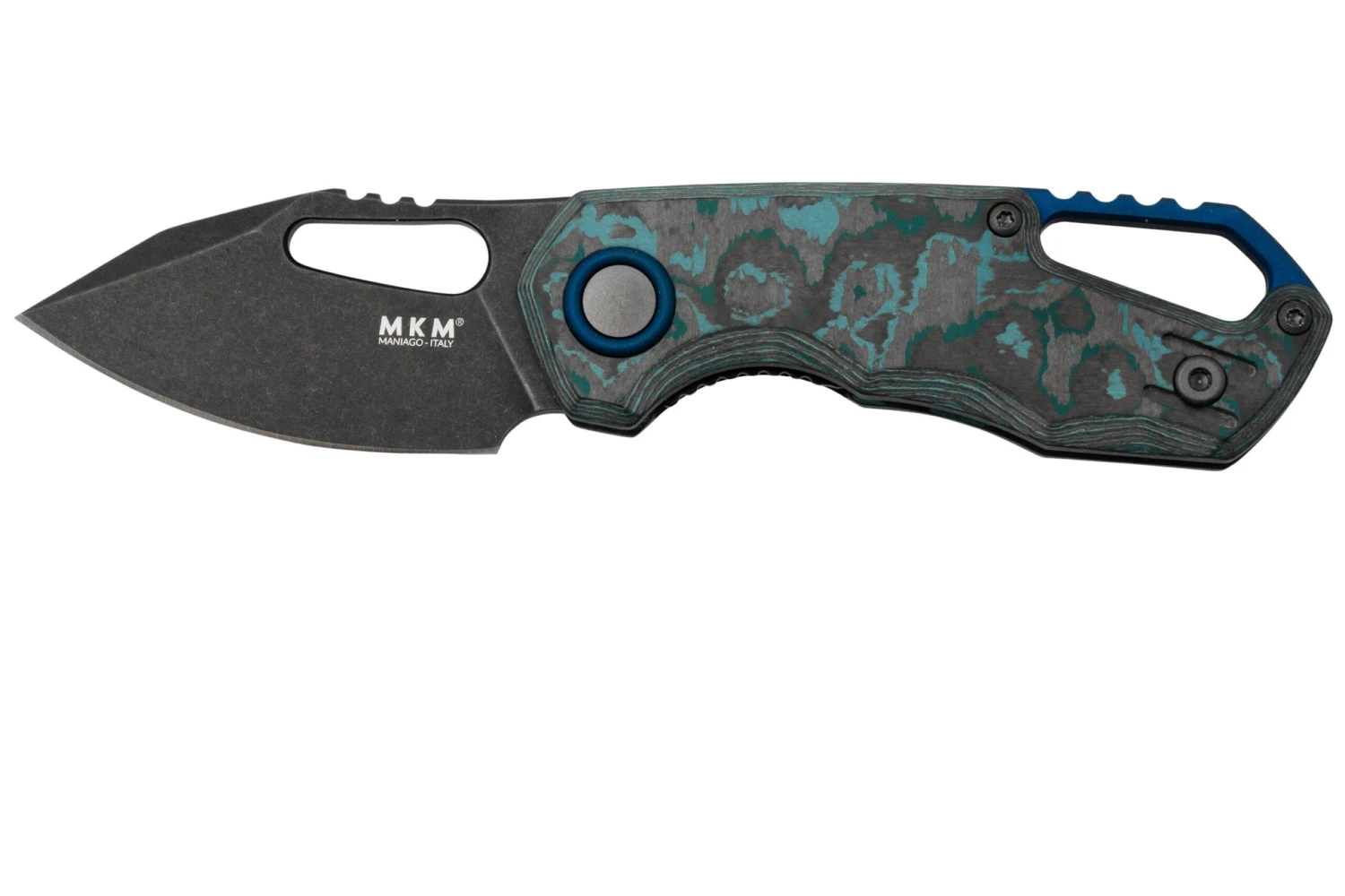 MKM Isonzo FX03-3CAD Clip Point Dark Stonewashed, Arctic Storm Carbon Fiber, Couteau De Poche, Jesper Voxnaes Design 3 MKM Isonzo FX03-3CAD Clip Point Dark Stonewashed, Arctic Storm Carbon Fiber, Couteau De Poche, Jesper Voxnaes Design