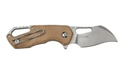 MKM Isonzo FX03M-1NC Hawkbill M390, Natural Canvas Micarta Couteau De Poche, Jesper Voxnaes Design -Couteaux De Poche Soldes MMK FX03M 1NC 02 mkm
