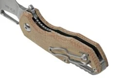 MKM Isonzo FX03M-1NC Hawkbill M390, Natural Canvas Micarta Couteau De Poche, Jesper Voxnaes Design -Couteaux De Poche Soldes MMK FX03M 1NC 04 mkm