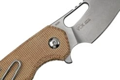 MKM Isonzo FX03M-1NC Hawkbill M390, Natural Canvas Micarta Couteau De Poche, Jesper Voxnaes Design -Couteaux De Poche Soldes MMK FX03M 1NC 05 mkm