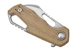 MKM Isonzo FX03M-1NC Hawkbill M390, Natural Canvas Micarta Couteau De Poche, Jesper Voxnaes Design -Couteaux De Poche Soldes MMK FX03M 1NC 06 mkm