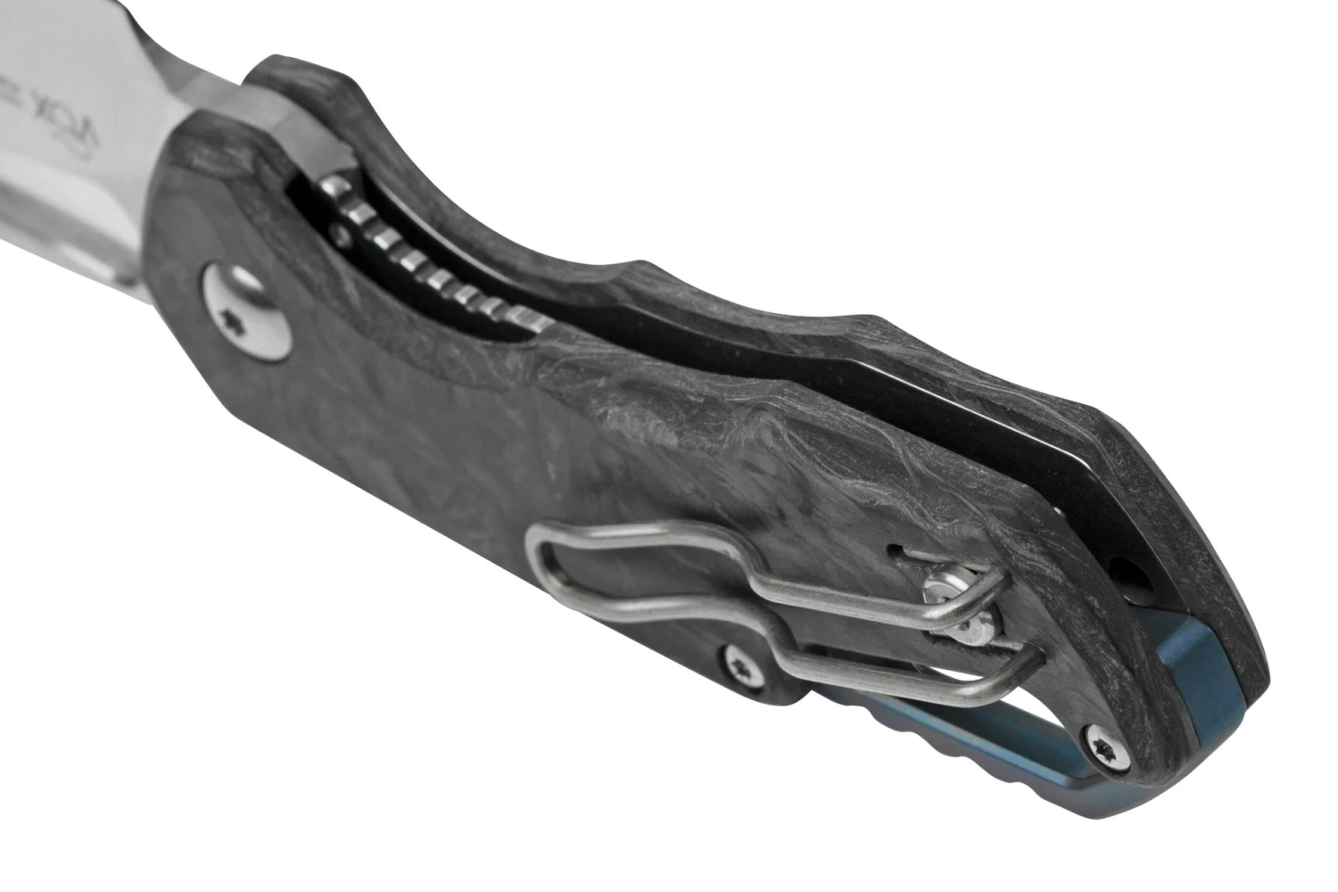 MKM Isonzo FX03M-3CM Clip Point Marble Carbon Fiber, Couteau De Poche, Jesper Voxnaes Design 6 MKM Isonzo FX03M-3CM Clip Point Marble Carbon Fiber, Couteau De Poche, Jesper Voxnaes Design - Image 4