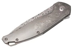 MKM Goccia Damasteel Rose, Limited Edition Couteau De Poche -Couteaux De Poche Soldes MMK GC D 04 mkm