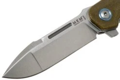 MKM Clap LS01-GC Green Canvas Micarta Couteau De Poche, Bob Terzuola Design -Couteaux De Poche Soldes MMK LS01 GC 03 mkm knives