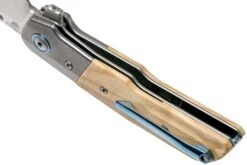 MKM Clap LS01-OT Titanium, Olive Couteau De Poche, Bob Terzuola Design -Couteaux De Poche Soldes MMK LS01 OT 05 mkm knives