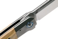 MKM Clap LS01-OT Titanium, Olive Couteau De Poche, Bob Terzuola Design -Couteaux De Poche Soldes MMK LS01 OT 06 mkm knives