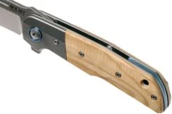 MKM Clap LS01-OT Titanium, Olive Couteau De Poche, Bob Terzuola Design -Couteaux De Poche Soldes MMK LS01 OT 07 mkm knives