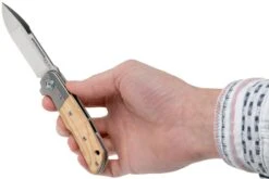 MKM Clap LS01-OT Titanium, Olive Couteau De Poche, Bob Terzuola Design -Couteaux De Poche Soldes MMK LS01 OT 08 mkm knives