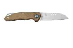 MKM Root RT-NC Satin Natural Canvas Micarta, Couteau De Poche, Jens Anso Design -Couteaux De Poche Soldes MMK RT NC 02 mkm