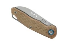 MKM Root RT-NC Satin Natural Canvas Micarta, Couteau De Poche, Jens Anso Design -Couteaux De Poche Soldes MMK RT NC 06 mkm